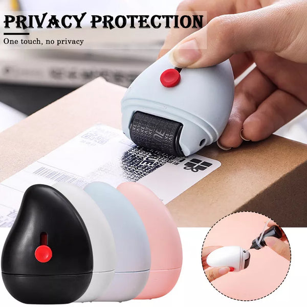 Theft Protection Roller Stamp for Privacy Confidential Data Guard